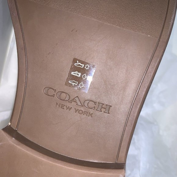 COACH Men sz 11 Leather Loafers Dress shoes NIB PRICE FIRM